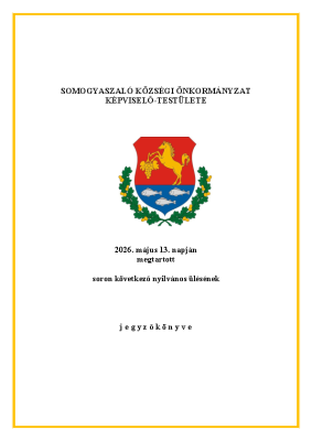 Jkv. Somogyaszaló 2026.05.13